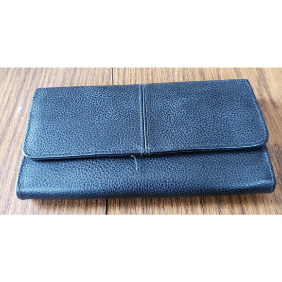 Women Leather ID Card Holder Long Wallet Clutch Billfold Checkbook Purse - Picture 1 of 13